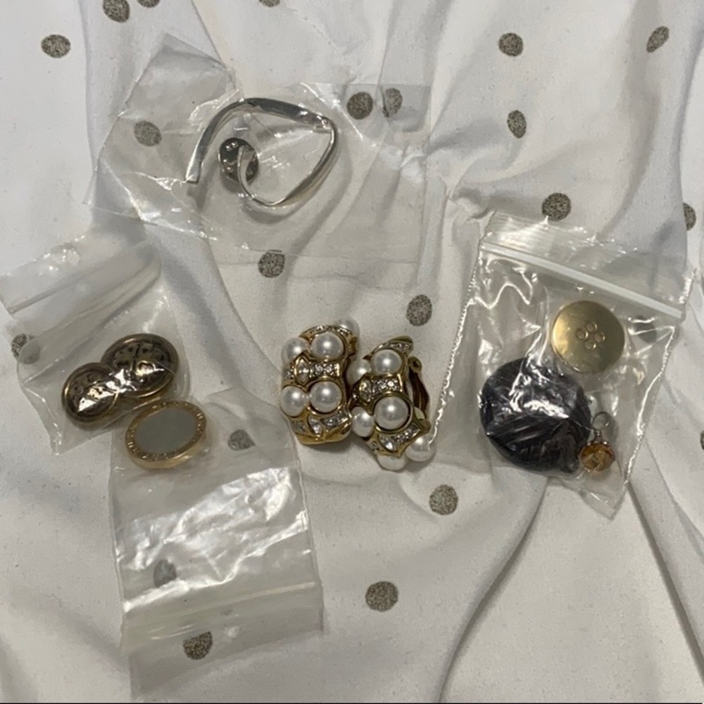 Designer buttons and pins